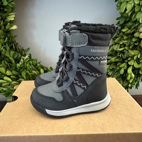 Merrell Snow‎ Crush 2.0 Jr Toddler Waterproof Boots 4M - Picture 1 of 7